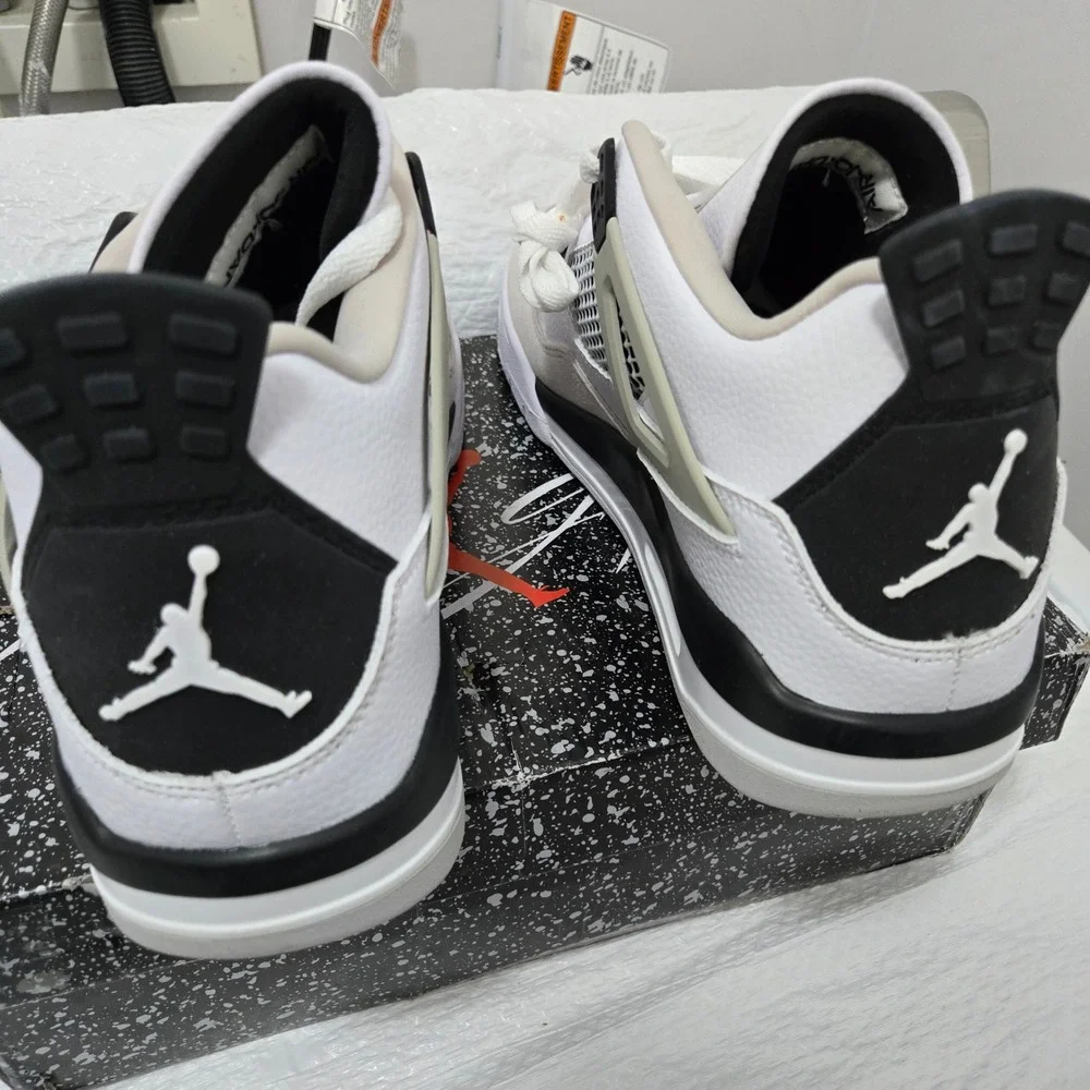 Air Jordan 4 Retro Military Black White Grey DH6927-111 Mens Size 11